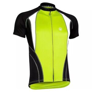 NWT Canari Made In USA mens full zip short sleeve cycling jersey LARGE